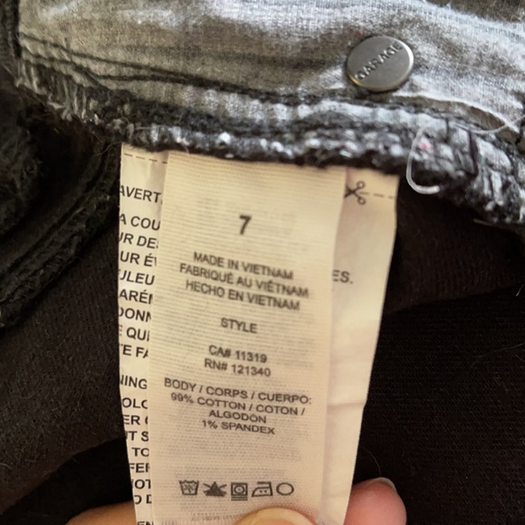 Garage Black RetroHigh Waisted Shorts - Picture 5 of 5